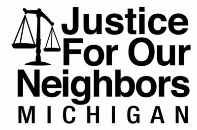 Justice For Our Neighbors Michigan Logo
